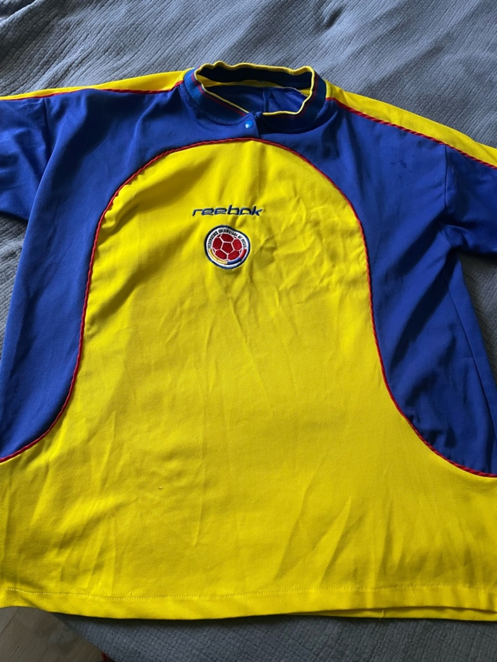 Vintage 90s Colombia Soccer Jersey